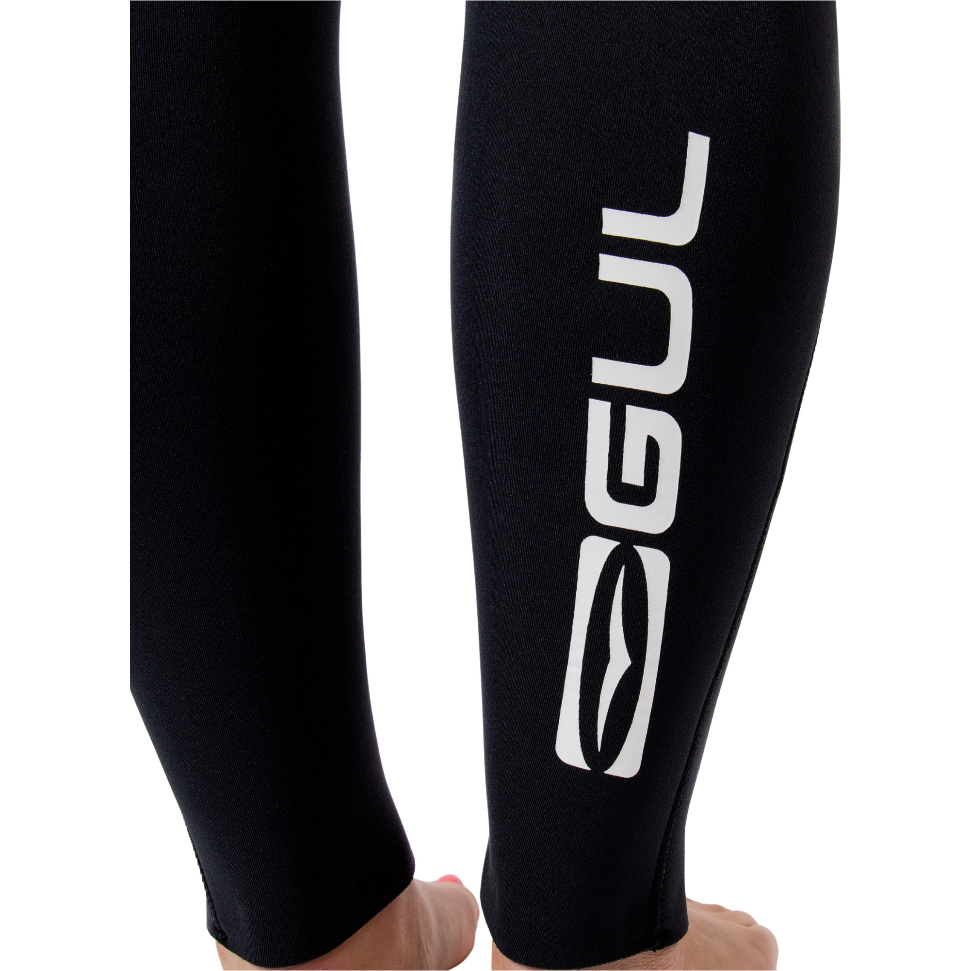 2025 Gul Womens Yulex Flexor 5/4mm Chest Zip Wetsuit FX1227-C5BKSP - Black / Splaterpalm